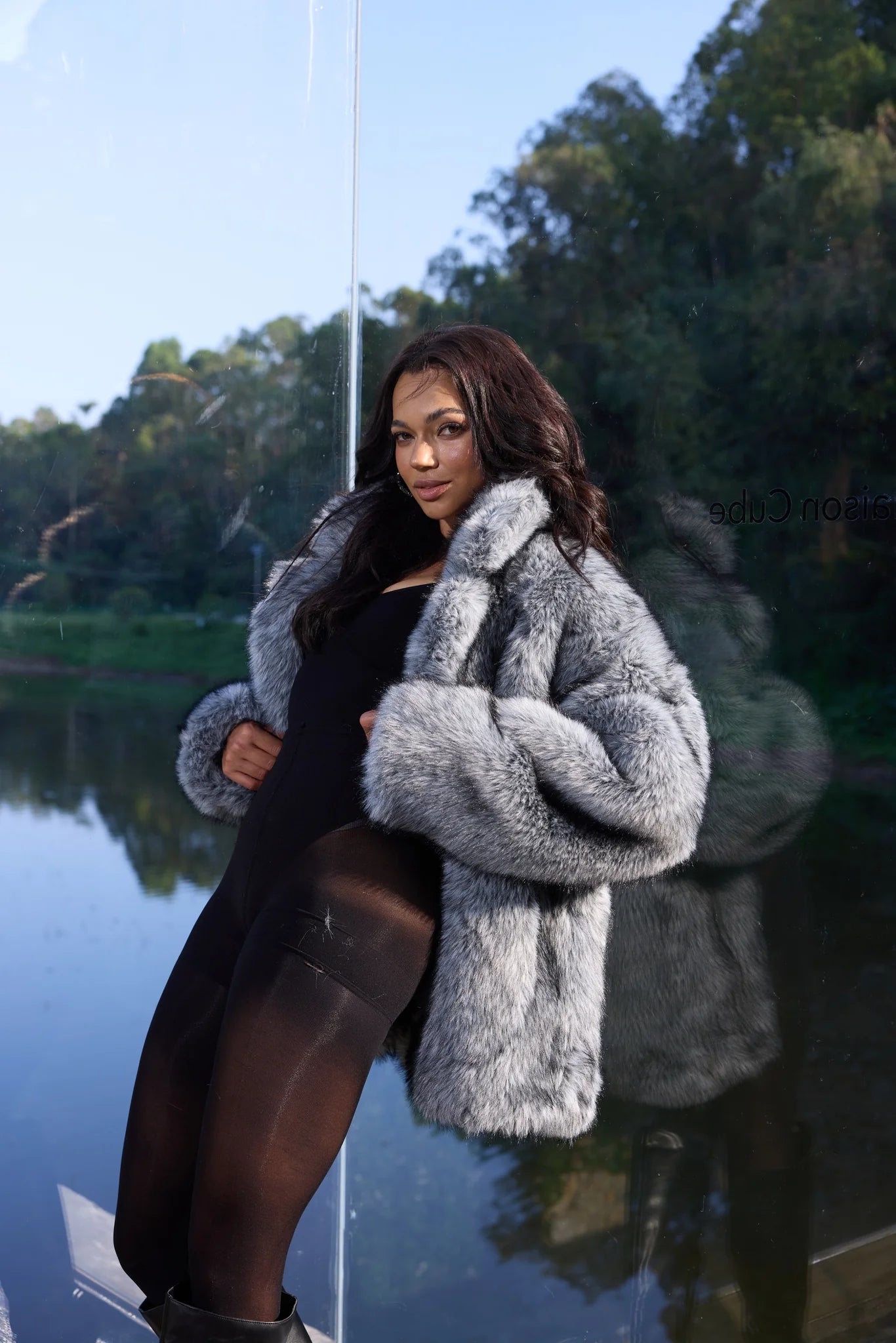 Plush Faux-Fur Jacket women Cozy, Stylish Winter Outerwear