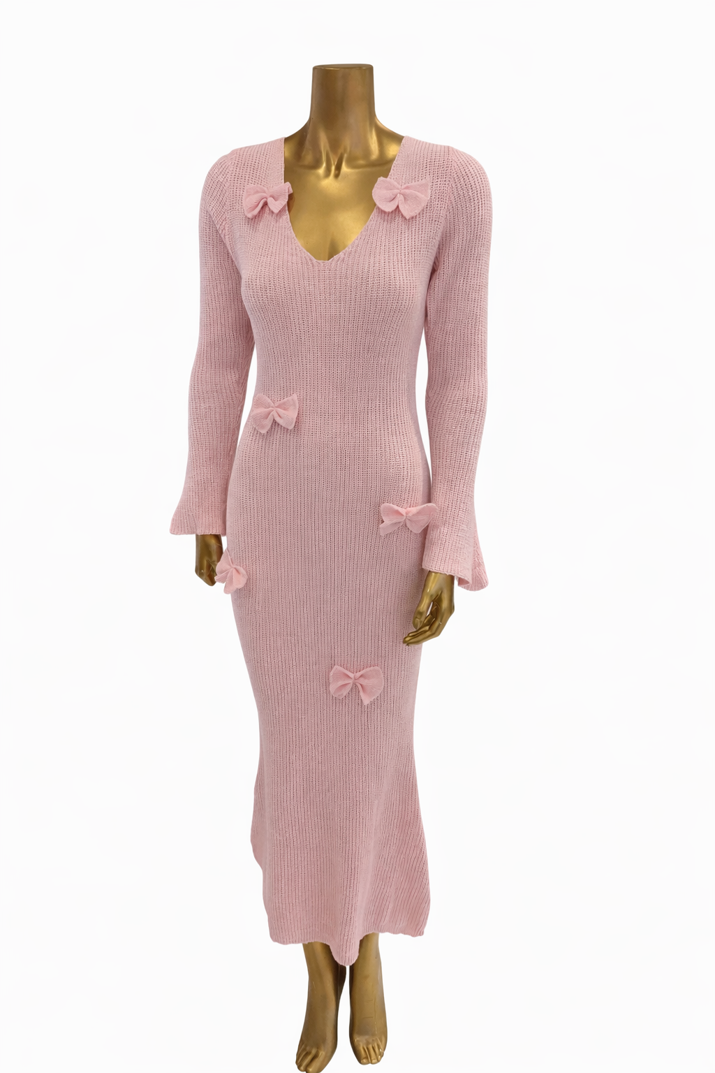 Ribbon Knit Dress