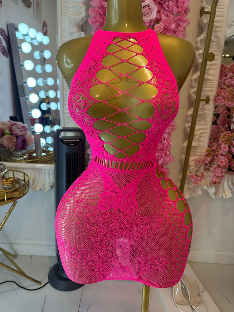 Hot Pink Mesh Mini
