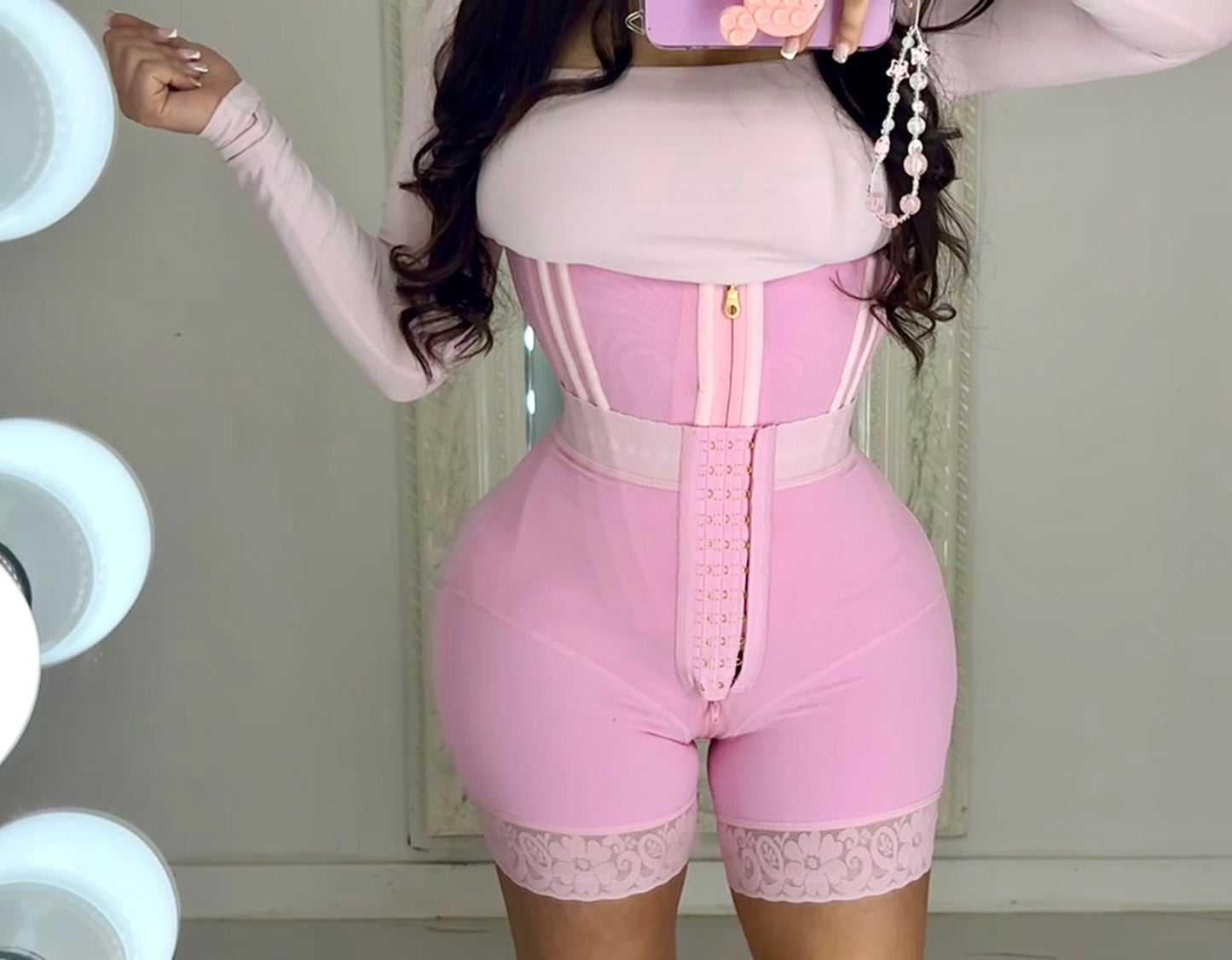 Baby Pink Butt Lifting Shorts