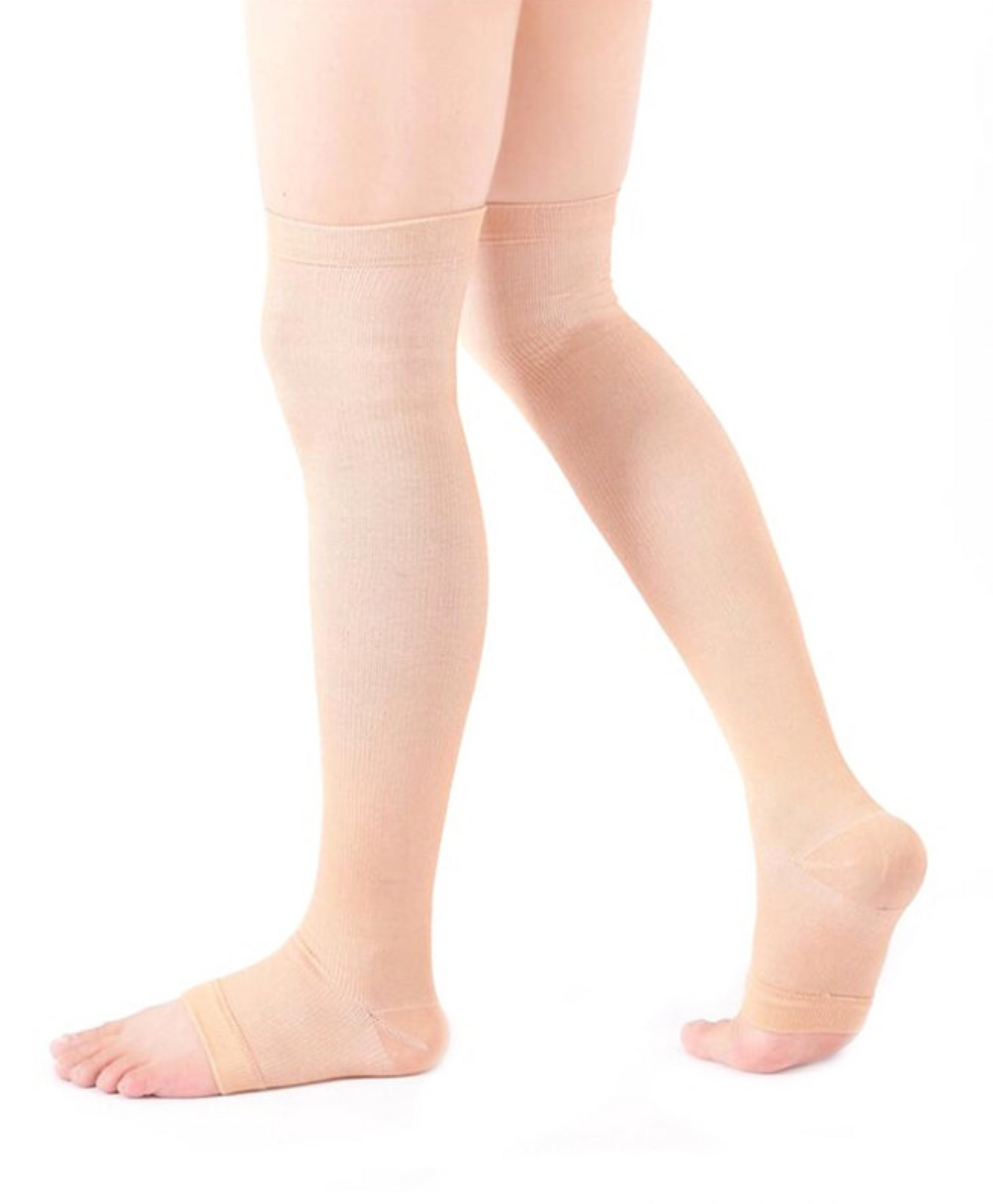 Open Toe Knee-High Medical Compression Stockings