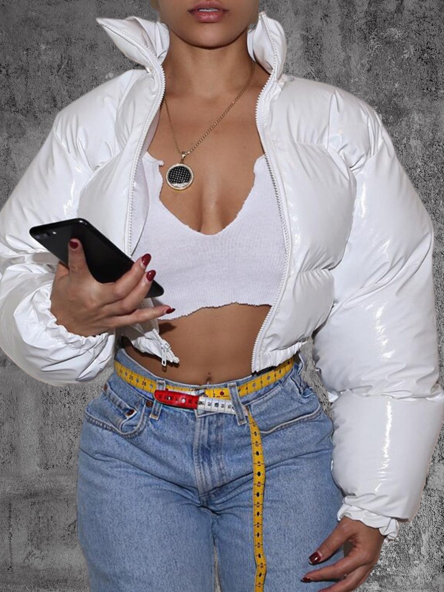 Cropped Puffer Jacket