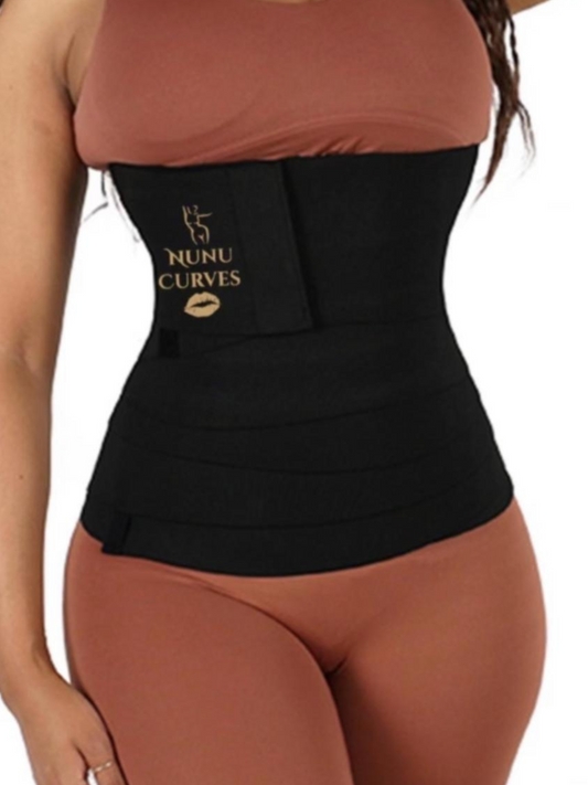 Wrap around waist belt shaper