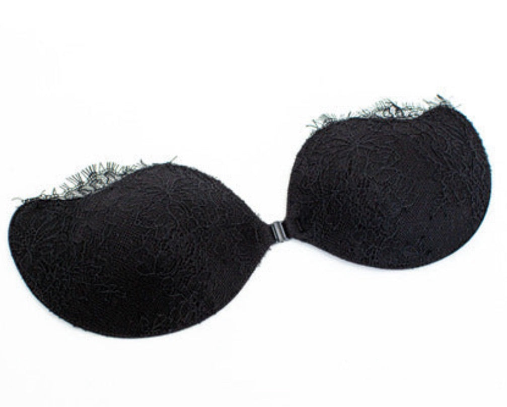 Backless Strapless Stick-On Lace Bra