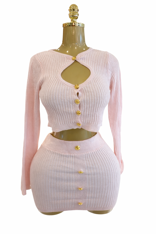 Blush Knit Set