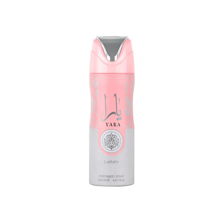 Lattafa Yara Perfumed Deodorant Spray for Unisex, 200 ml