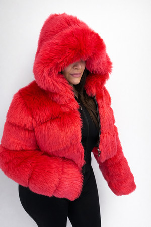 Fluffy Bomber Jacket