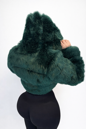 Fluffy Bomber Jacket