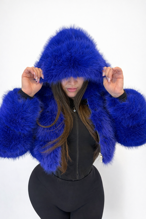 Fluffy Bomber Jacket