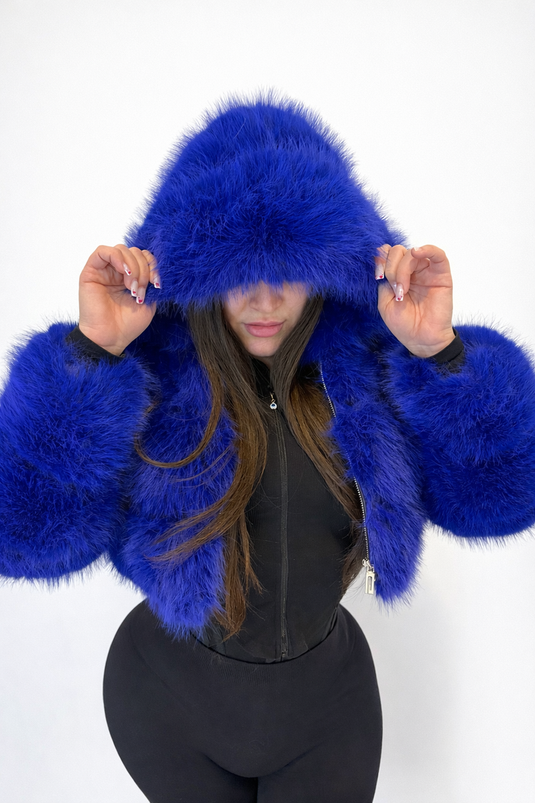 Fluffy Bomber Jacket