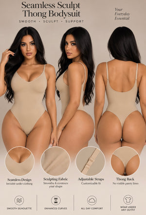 Seamless Sculpt Thong Bodysuit