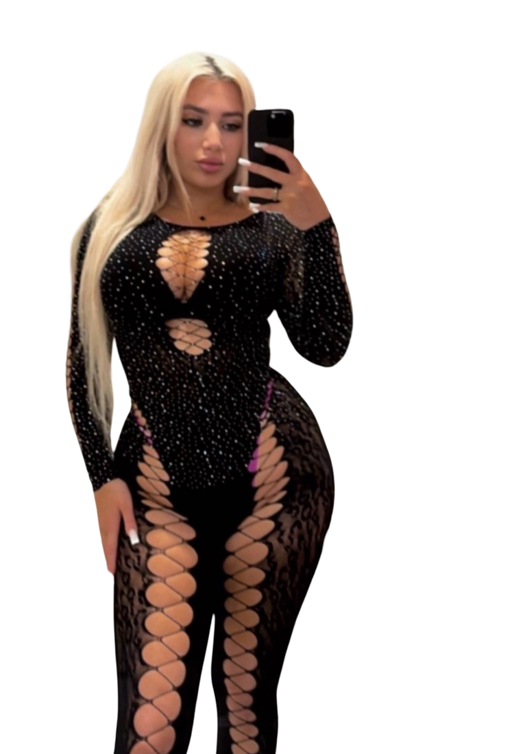 Vixen Lace up BodySuit