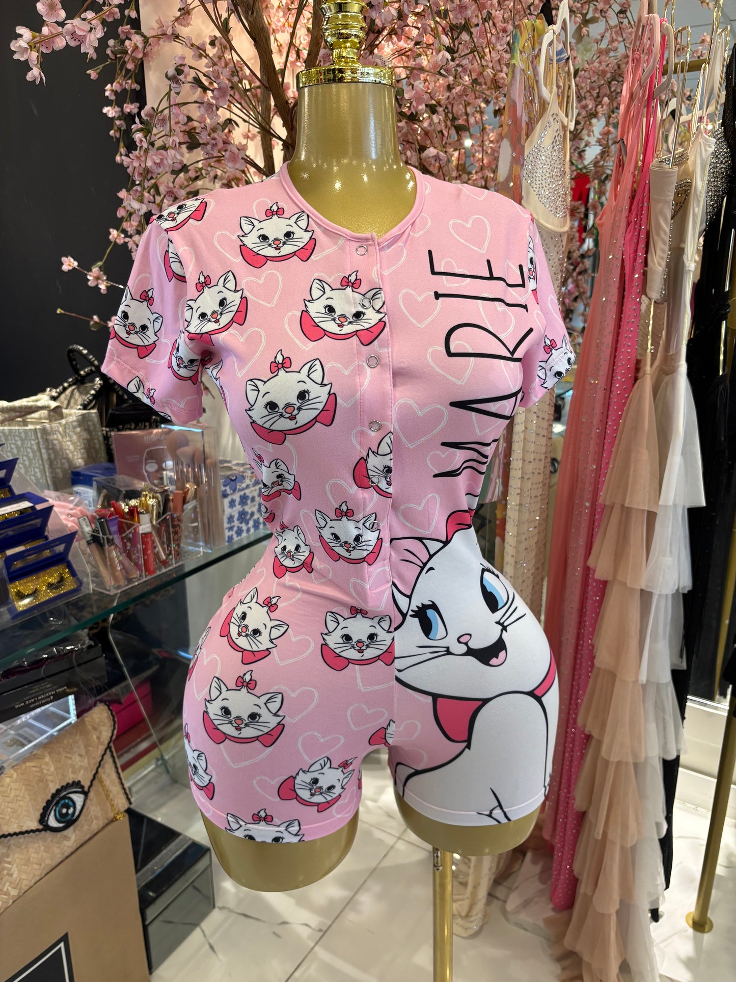 Pink Marie PJ Set