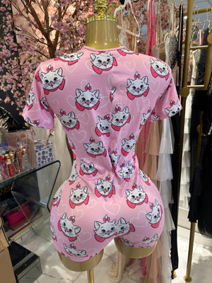 Pink Marie PJ Set