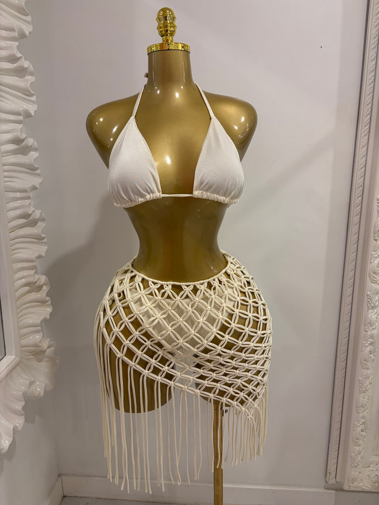 3 Piece Crotchet Bikini Set