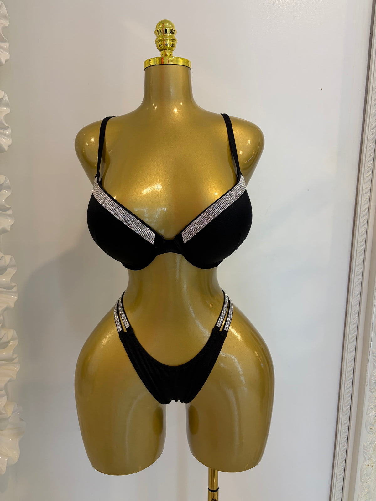 Push-Up Bedazzled Bikini Set