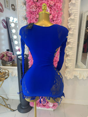 Blue Reign Mini Dress