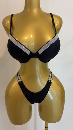 Push-Up Bedazzled Bikini Set