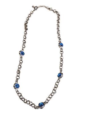 Silver Evil Eye Necklace