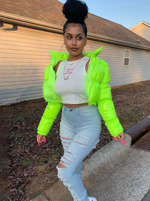 Cropped Puffer Jacket