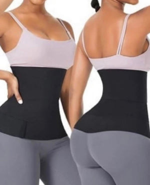 Wrap around waist belt shaper